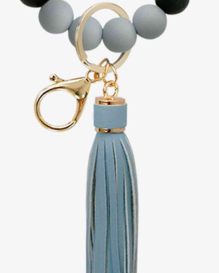 LOVE Beaded Keychain with Tassel