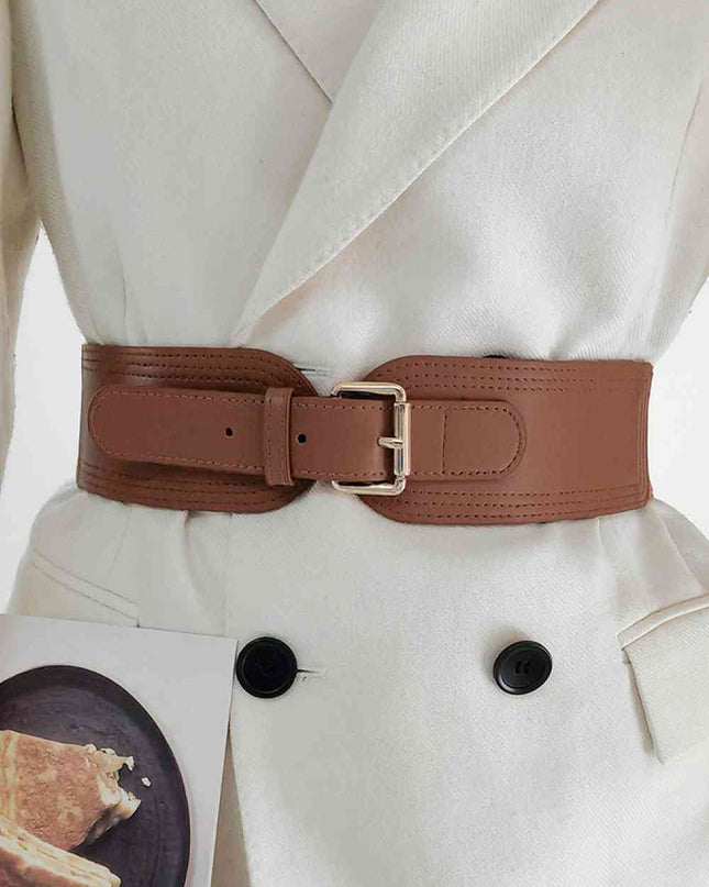 Elastic Wide PU Belt