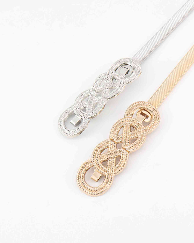 Knot Buckle Metal Belt