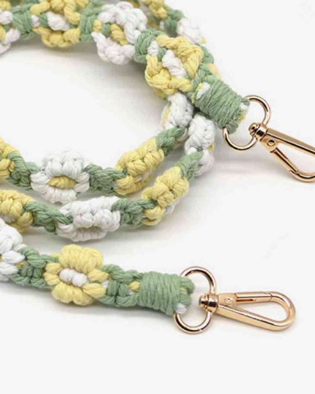 Macrame Flower Lanyard