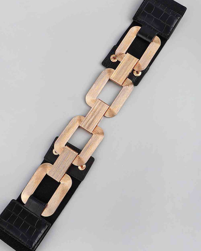 Fashion Geometric Elastic Belt