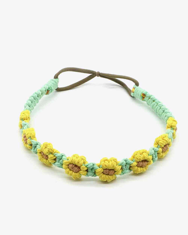 Assorted 2-Pack In My Circle Daisy Macrame Headband