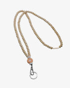 Peach/Wooden Beads
