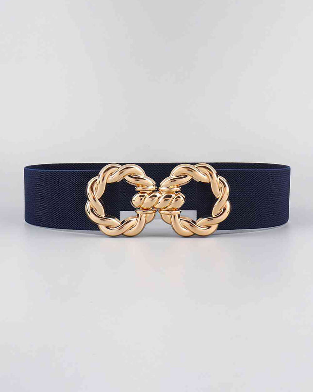 Zinc Alloy Buckle Elastic Belt