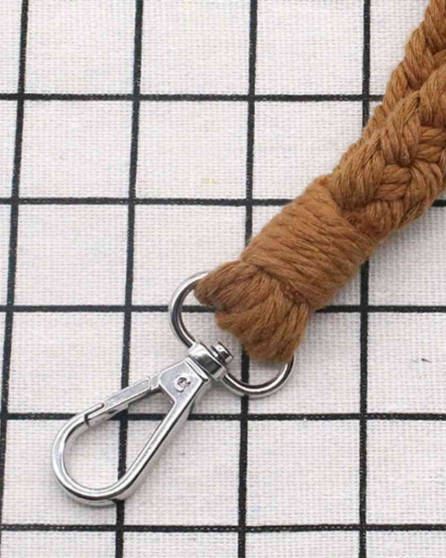 Assorted 4-Piece Macrame Keychain