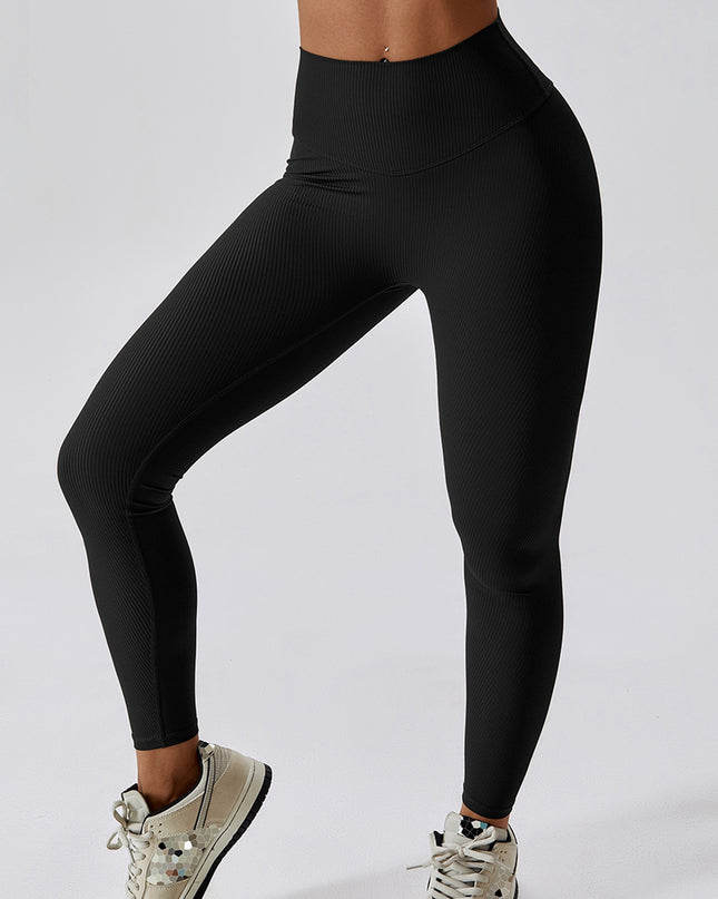 Wide Waistband Slim Fit Sports Pants