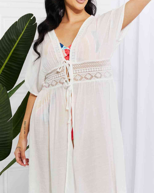 Marina West Swim Sun Goddess Tied Maxi Cover-Up