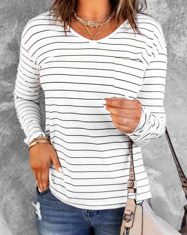 Striped Long Sleeve T-Shirt