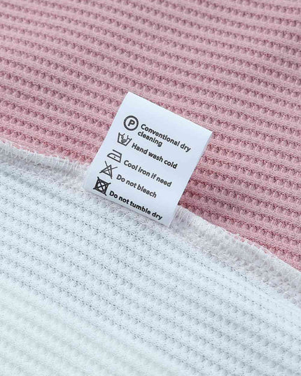 Multicolored Striped Waffle-Knit Sleeveless Tank