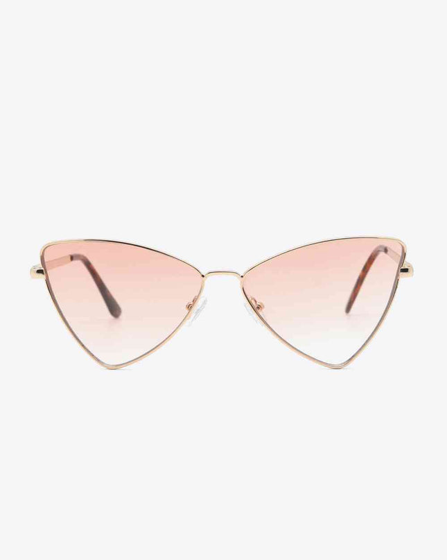 Metal Frame Cat-Eye Sunglasses