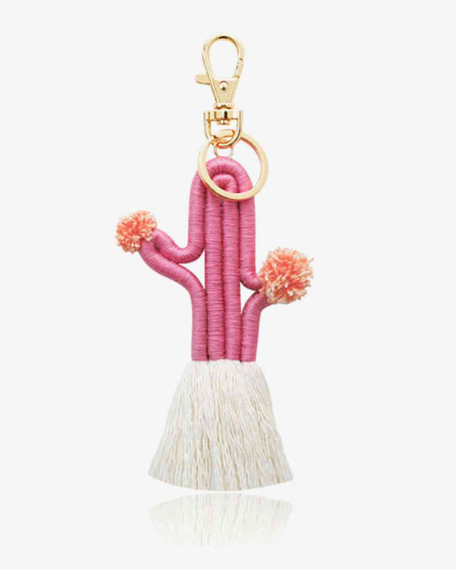 Cactus Keychain with Fringe