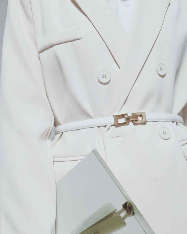PU Skinny Belt