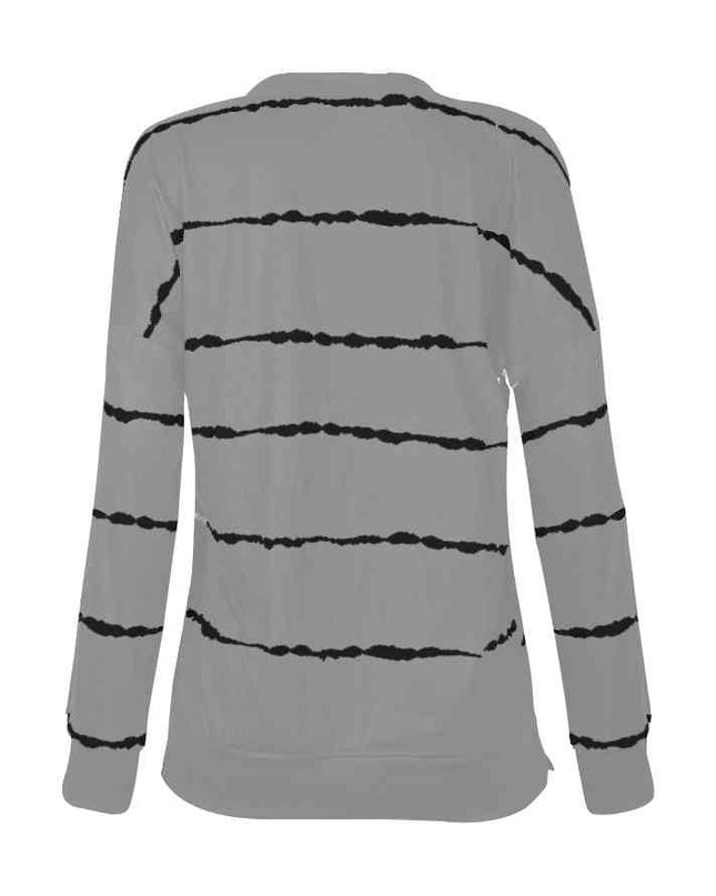 Striped Round Neck T-Shirt