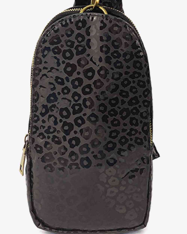 Printed PU Leather Sling Bag