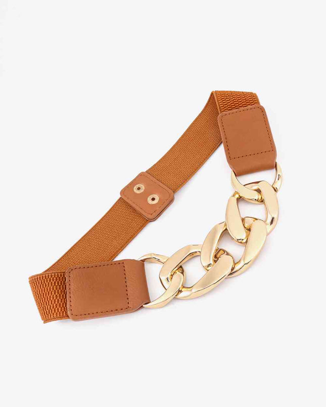 Chain Detail Elastic Belt