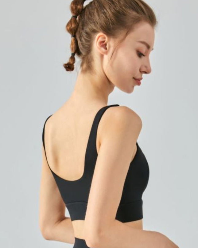 Breathable Zip-Up Sports Bra