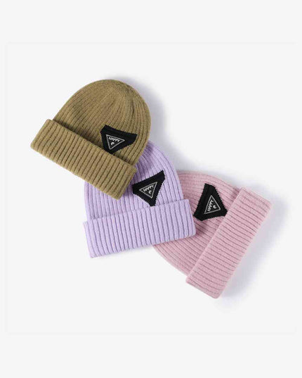 HAPPY Contrast Beanie