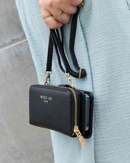 Nicole Lee USA Two-Piece Crossbody Phone Case Wallet