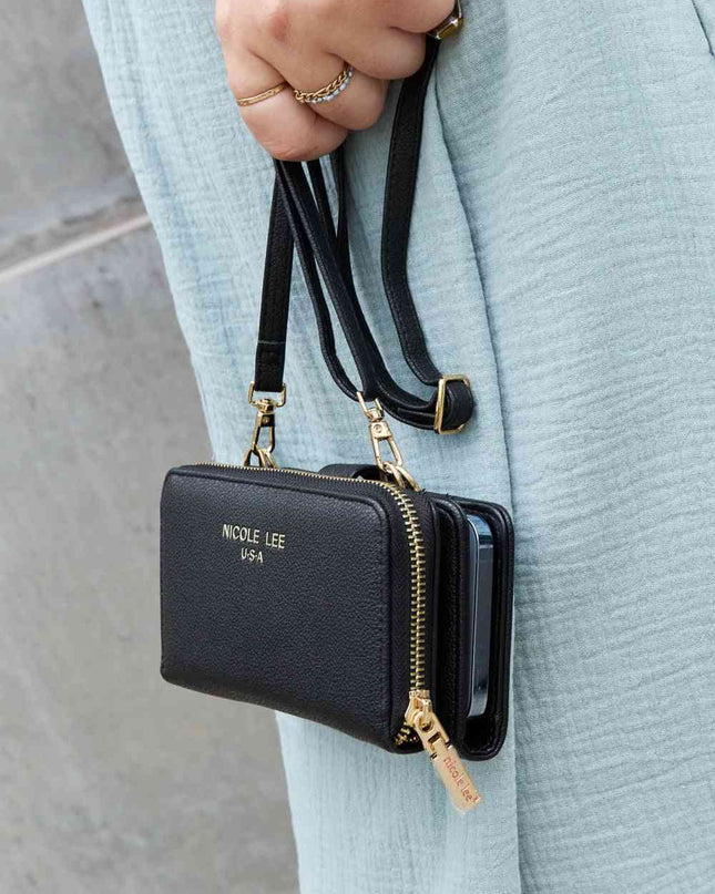 Nicole Lee USA Two-Piece Crossbody Phone Case Wallet