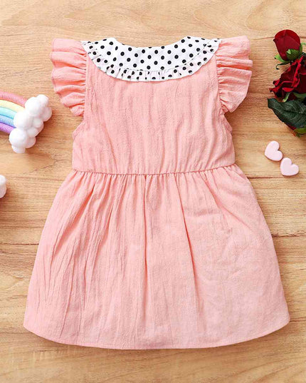 Polka Dot Bow Detail Dress