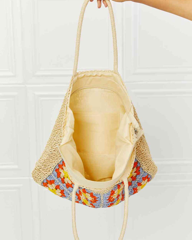 Fame Off The Coast Straw Tote Bag