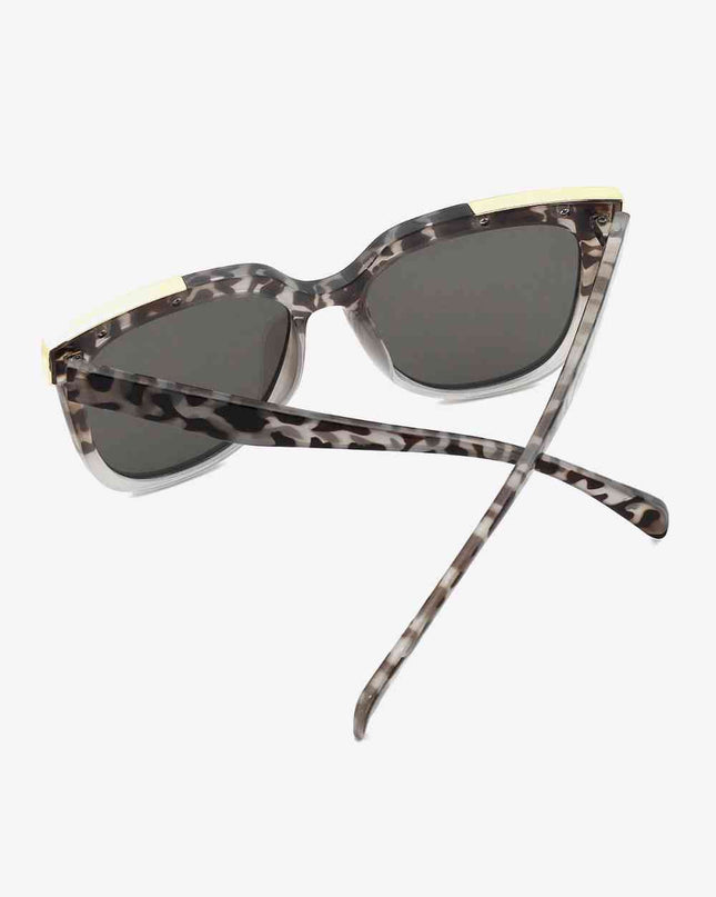 Tortoiseshell Polycarbonate Frame Full Rim Sunglasses