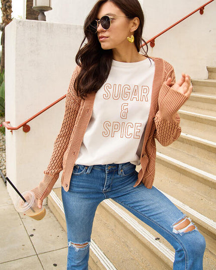 Simply Love Full Size Letter Graphic Short Sleeve T-Shirt