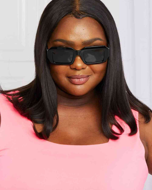 Rectangle TAC Polarization Lens Full Rim Sunglasses