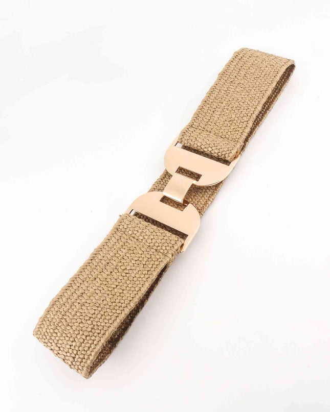 Alloy Buckle Elastic Belt