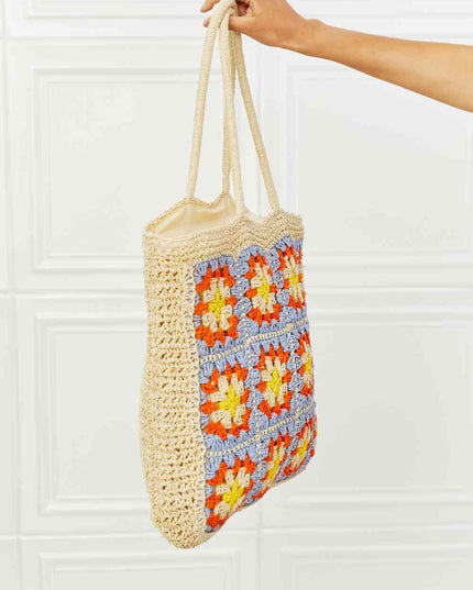 Fame Off The Coast Straw Tote Bag