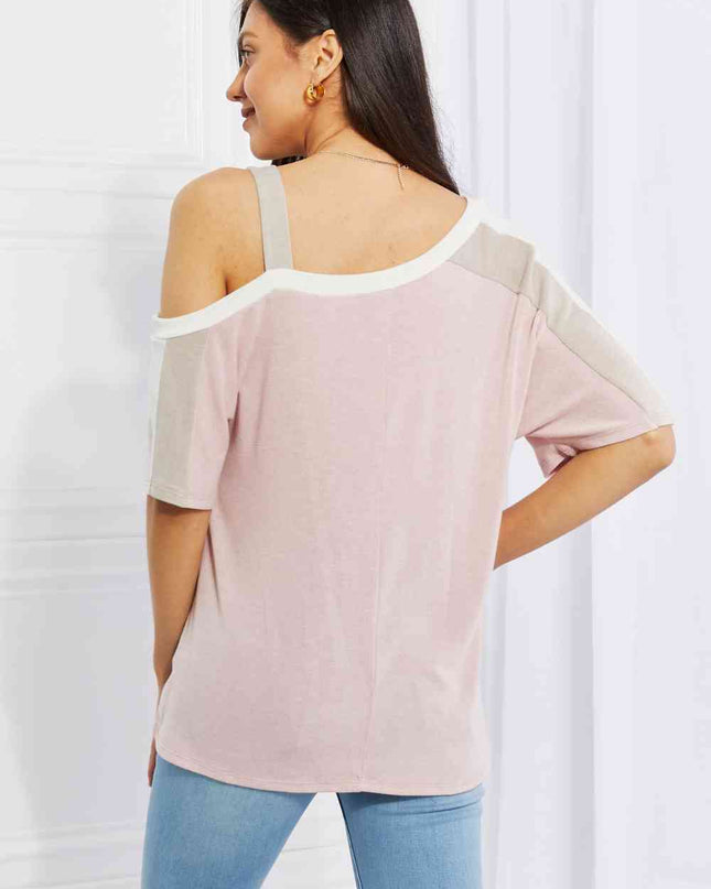 Andree by Unit Full Size Something Simple Cold Shoulder Tee