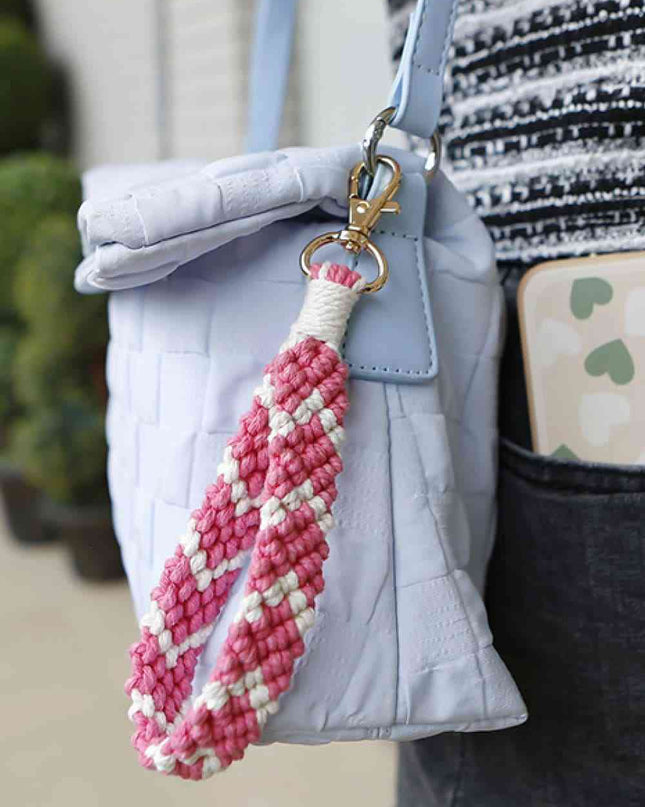 Macrame Wristlet Key Chain