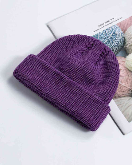 Cozy Rib-Knit Cuff Beanie
