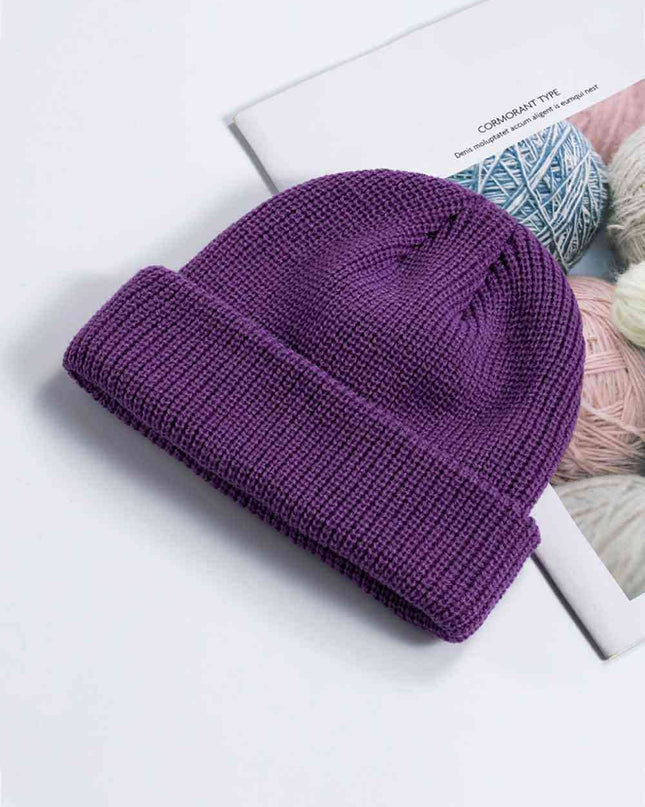 Cozy Rib-Knit Cuff Beanie
