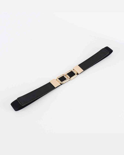 Geometric Double Buckle Elastic Belt