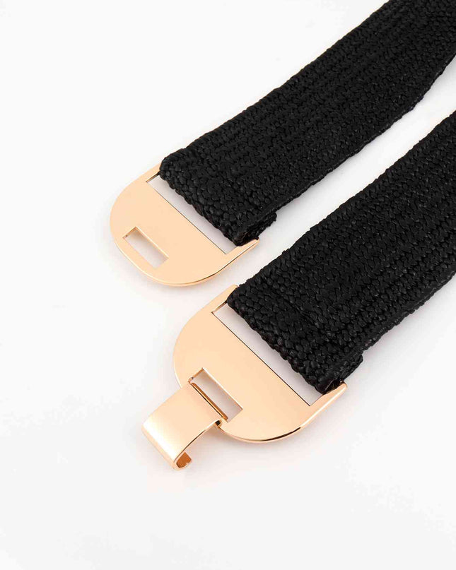 Alloy Buckle Elastic Belt