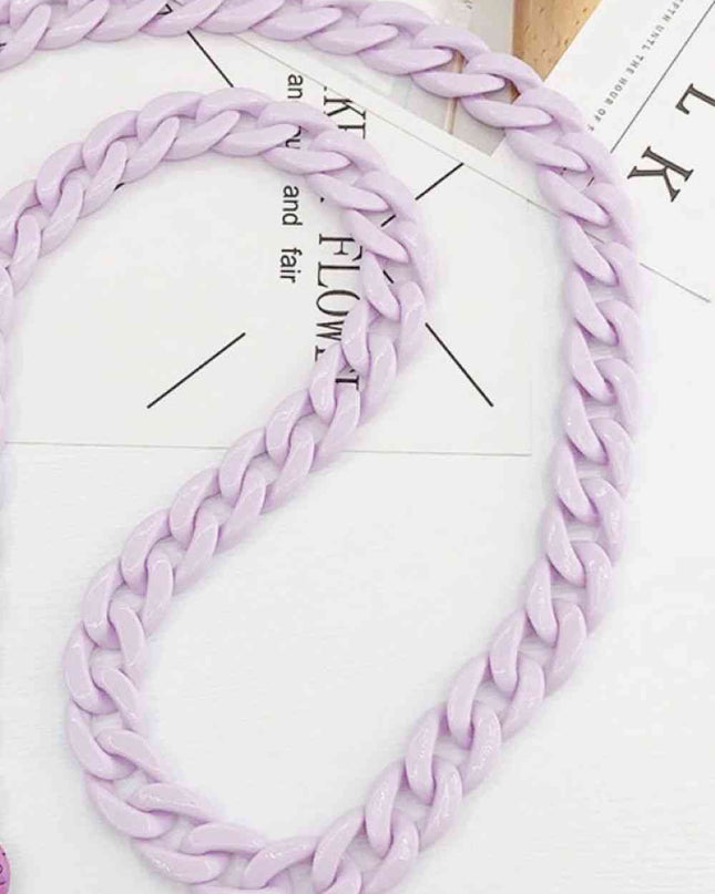 Resin Crossbody Chain