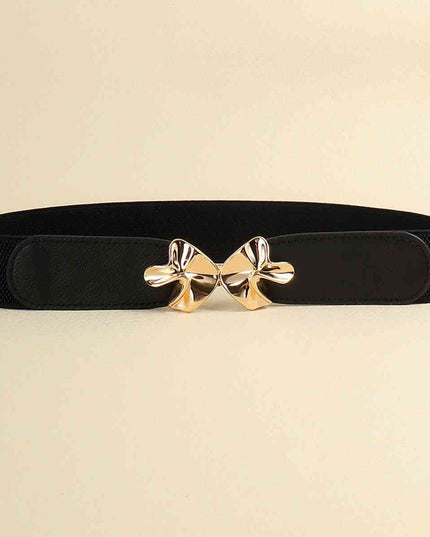 Alloy Buckle Elastic Belt