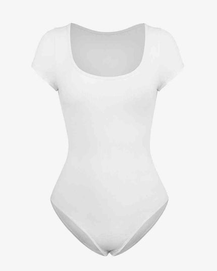 Scoop Neck Short Sleeve Bodysuit