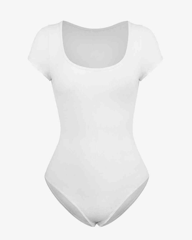Scoop Neck Short Sleeve Bodysuit