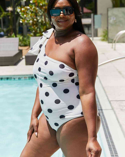 Marina West Swim Deep End One-Shoulder One-Piece Swimsuit