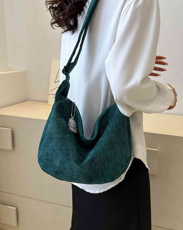 Large Corduroy Shoulder Bag