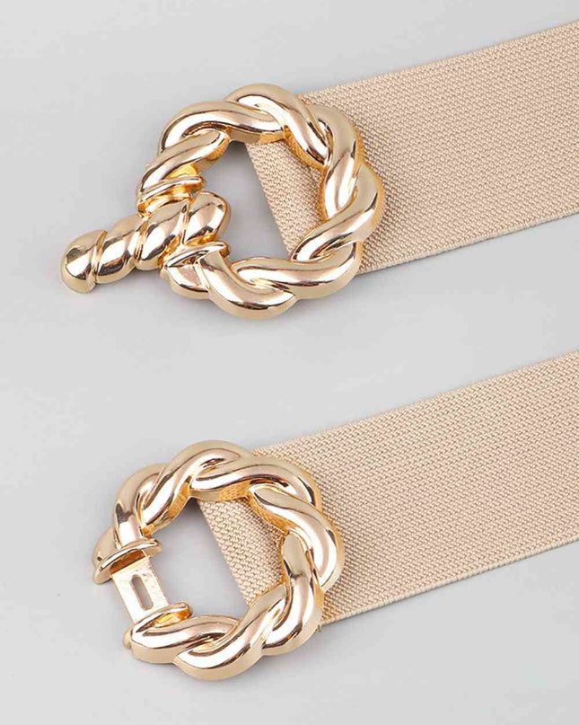 Zinc Alloy Buckle Elastic Belt