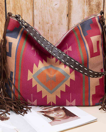 Geometric Canvas Tote Bag
