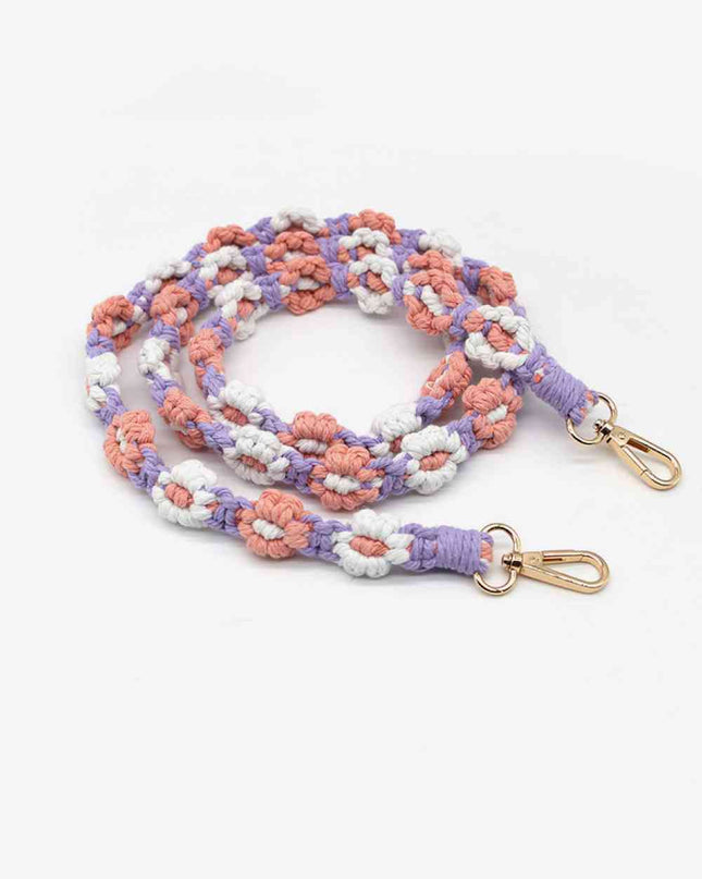 Macrame Flower Lanyard