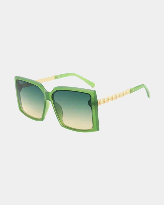 Polycarbonate Frame Square Sunglasses