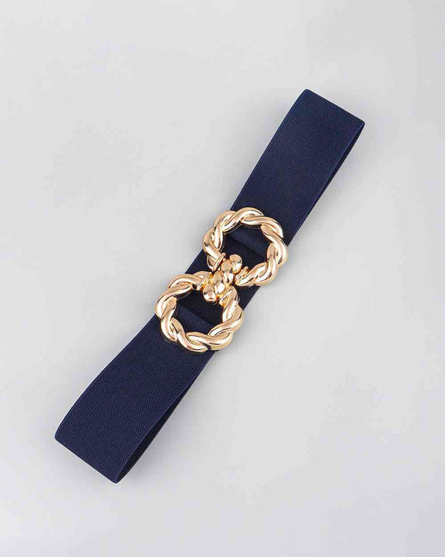 Zinc Alloy Buckle Elastic Belt
