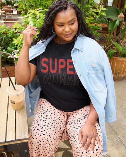 Simply Love Full Size SUPERWOMAN Short Sleeve T-Shirt