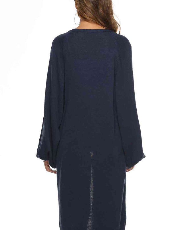 Long Sleeve Open Front Cardigan