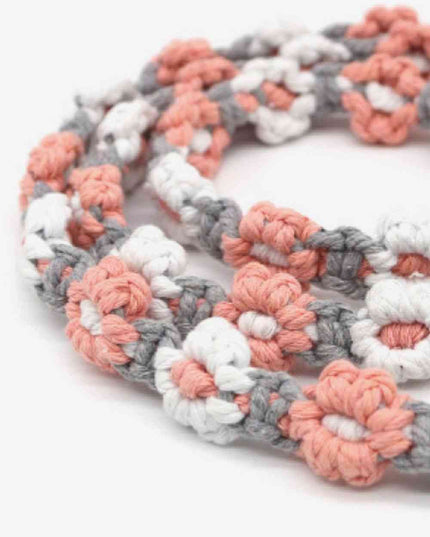 Macrame Flower Lanyard
